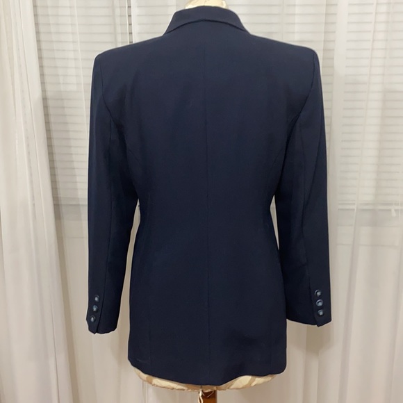Norton McNaughton Petite navy blue blazer, size 4p - Picture 4 of 10